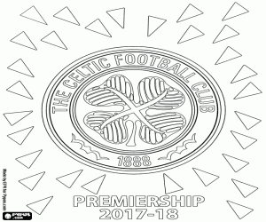 Omalovánka Celtic Glasgow, Premiership 2017-2018