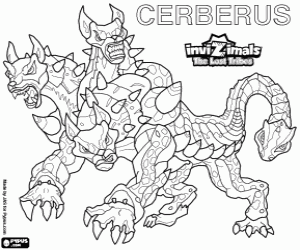 Omalovánka Cerberus, Invizimals The Lost Tribes