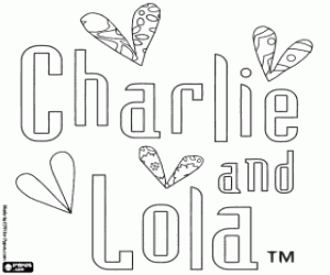Omalovánka Charlie and Lola logo