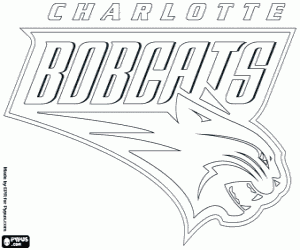 Omalovánka Charlotte Bobcats odznak