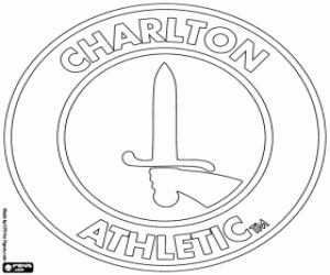 Omalovánka Charlton Athletic emblém