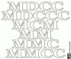 Omalovánka Chcete-li počítat ve stovkách od 1700 až 2200