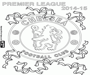 Omalovánka Chelsea FC, mistr 2014-2015