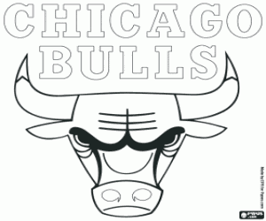 Omalovánka Chicago Bulls odznak