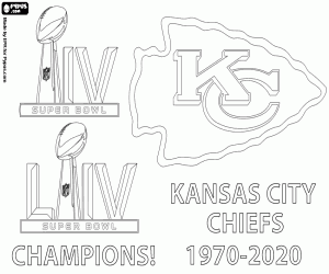 Omalovánka Chiefs, Super Bowl 2020