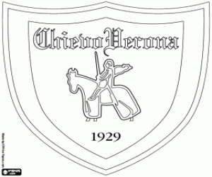 Omalovánka ChievoVerona logo