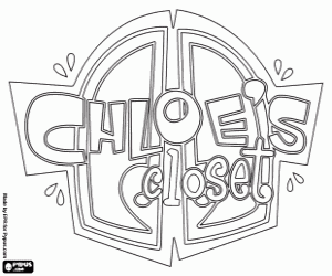 Omalovánka Chloe's Closet logo
