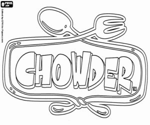 Omalovánka Chowder logo