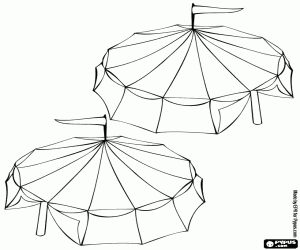 Omalovánka Cirkus pořízených z vnějšku