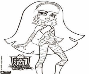 Omalovánka Cleo de Nile, Monster High
