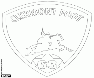 Omalovánka Clermont Foot 63 logo