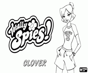 Omalovánka Clover Ewing od Totally Spies