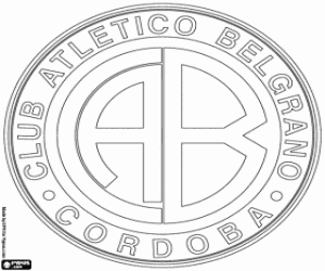 Omalovánka Club Atlético Belgrano emblém