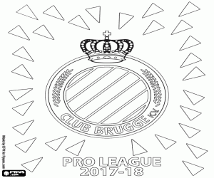 Omalovánka Club Brugge KV, Pro League 2017-2018