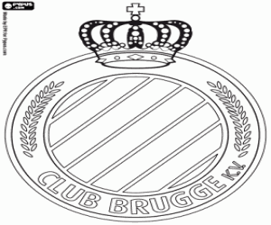 Omalovánka Club Brugge logo