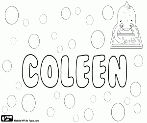 Omalovánka Coleen, varianta Colleen