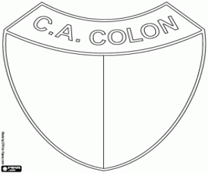 Omalovánka Colón de Santa Fe logo