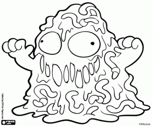 Omalovánka Compost Monster, Trash Pack