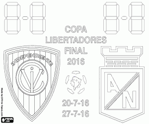 Omalovánka Copa Libertadores 2016, finále