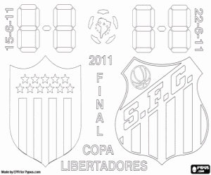 Omalovánka Copa Libertadores Final 2011