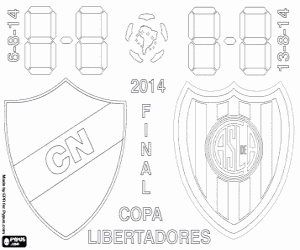 Omalovánka Copa Libertadores Finále 2014