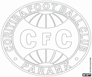Omalovánka Coritiba FC emblém