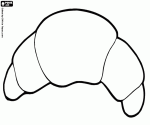 Omalovánka Croissant