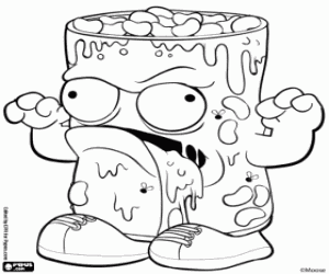 Omalovánka Crud can, Trash Pack