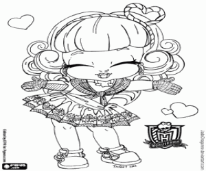 Omalovánka Cupid od Monster High Baby