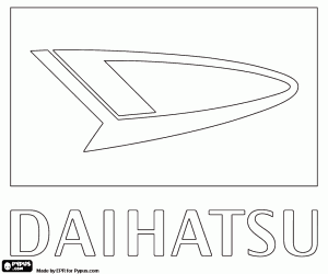 Omalovánka Daihatsu logo