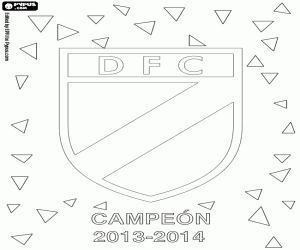 Omalovánka Danubio FC, mistr 2013-2014