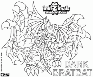 Omalovánka Dark Bratbat, Invizimals Shadow Zone