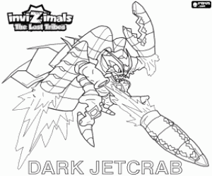 Omalovánka Dark Jetcrab, Invizimals The Lost Tribes