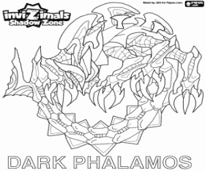 Omalovánka Dark Phalamos, Invizimals Shadow Zone
