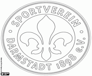 Omalovánka Darmstadt 98 insignie
