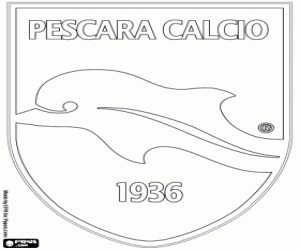 Omalovánka Delfino Pescara 1936 štít