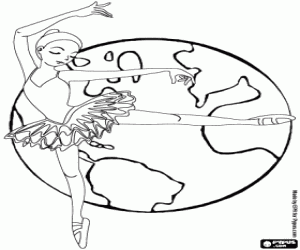 Omalovánka Den tance