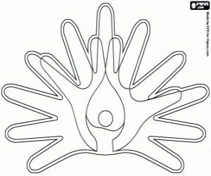 Omalovánka Den vzácných onemocnění