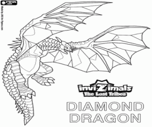Omalovánka Diamond Dragon, Invizimals The Lost Tribes