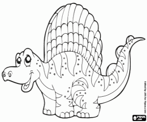 Omalovánka Dimetrodon