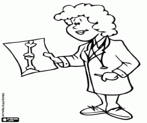 Omalovánka Doktor traumatologii a ortopedii