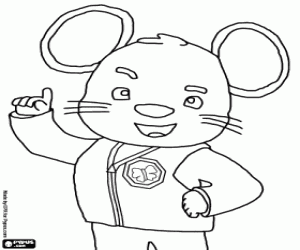 Omalovánka DoorMouse, znak Umizoomi
