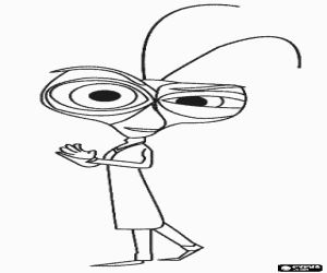 Omalovánka Dr. Šváb, vědec