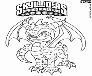 Omalovánka Drak Spyro, Skylanders