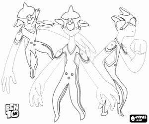 Omalovánka Dtto, Ben 10 alien