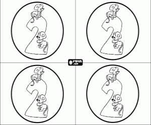 Omalovánka Dva roky narozenin, Pozvánka