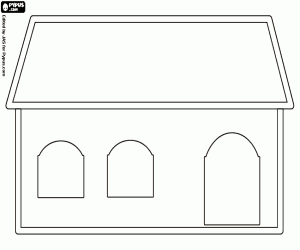 Omalovánka Dům tří medvědů