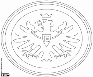 Omalovánka Eintracht Frankfurt logo