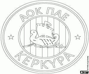 Omalovánka Emblém AOK Kerkyra