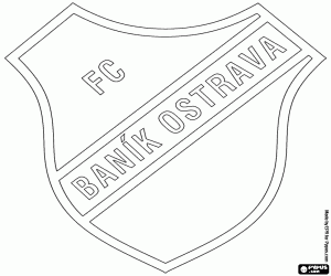 Omalovánka Emblém FC Baník Ostrava